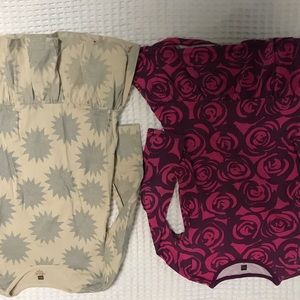 Two Tea Collection Girls Printed Ruffle Dresses